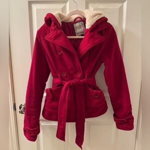 Dollhouse Red Hooded Jacket